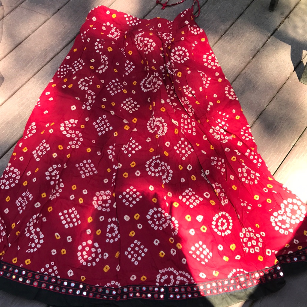 Batik Bohemian Maxi Skirt